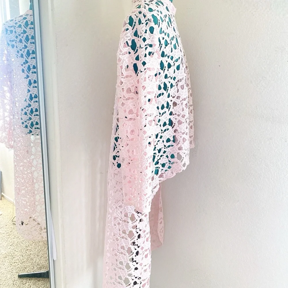 Boho Hippie High Low Oversized Pullover Sweater Size 2X. - Picture 5 of 5